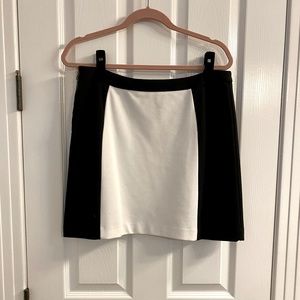 Black and white skirt